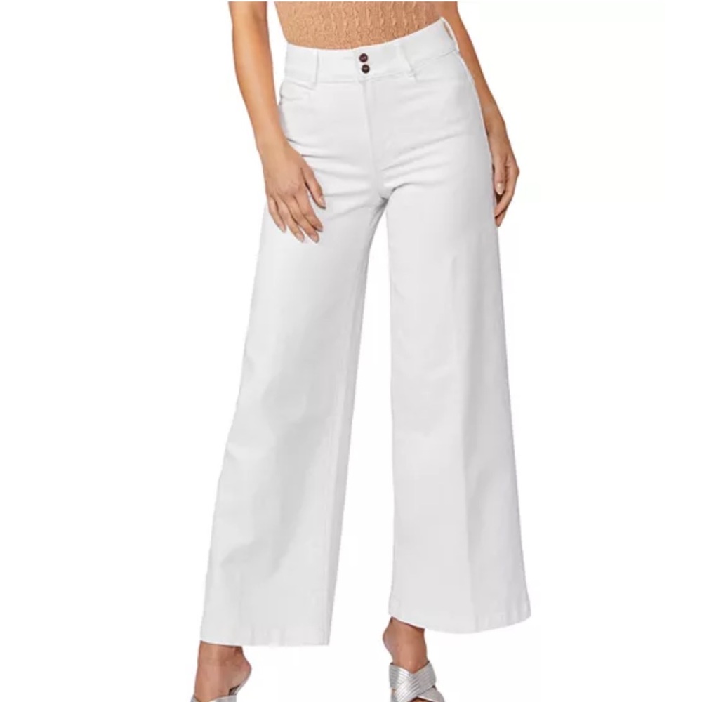Paige Harper Jeans Soft Ecru Size 28